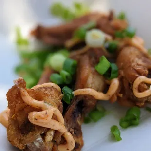 Chicken wings, tiny and dry meat