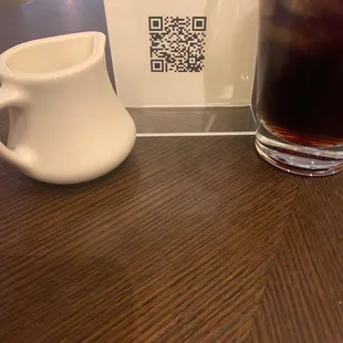 a cup of coffee and a drink