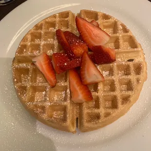 waffles, food