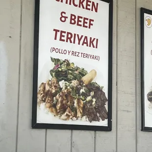 4. Chicken and Beef Teriyaki Plate