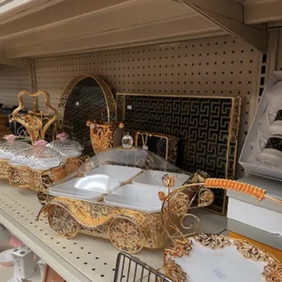 a variety of decorative items