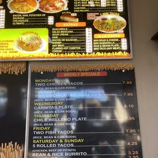 More menu