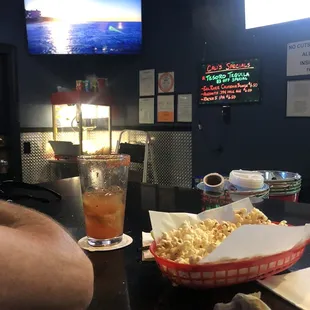 Free popcorn and it's fresh