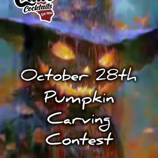 Pumpkin Carving Contest! 1 Hour Time Limit.  SIGN UP NOW