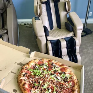 King  of pizza  next to the King  of massage chairs Luraco iRobotics 7 $8490