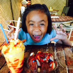 Best crazy Apple and mangonada ever!! My daughter was super excited lol.