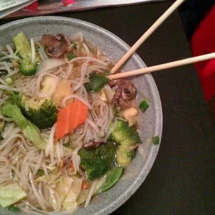 Yum!! Veggie pho...