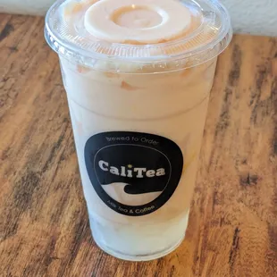 Lihing Mango Smoothie with Crystal Boba. Good! I inhaled this one!