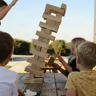 Bring your kids to the winery &amp; olive mill! Sip on a glass of Calivines while they play with all our outdoor activities.