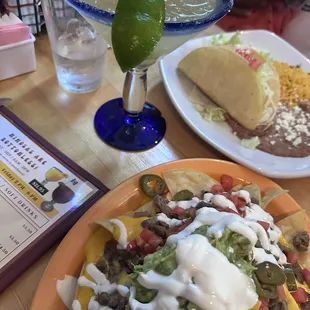 House margarita on the rocks w/o a sugared rim