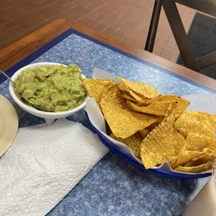 Chips and guacamole