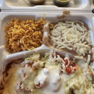 Potato enchiladas