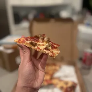 Thinner crust style