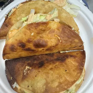 Burnt, expensive tacos