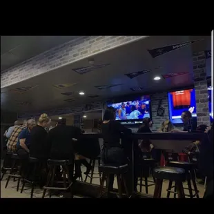 View of bar