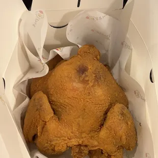 Fired whole chicken