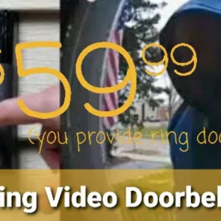 Doorbell video installation
