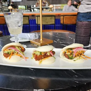 Special menu: pork bao buns. WINNER SO Good