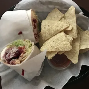 Cranberry Turkey Wrap