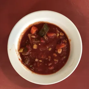 Veggie Chili, available everyday!