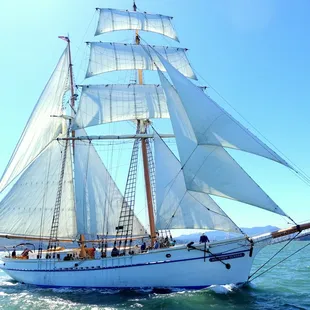 Boat Tours available on Brigantine Matthew Turner, on San Francisco Bay most Fridays and many  weekends from April-November.