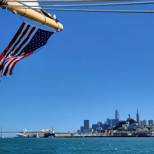 View of SF and the Bay Bridge from the Matthew Turner