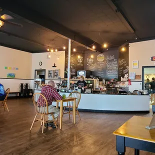 customers sitting at the counter