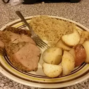 Incredible meal prepared by Chef Michael Call