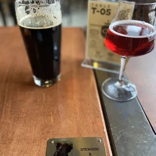 Beers and cute table