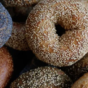 a variety of donuts