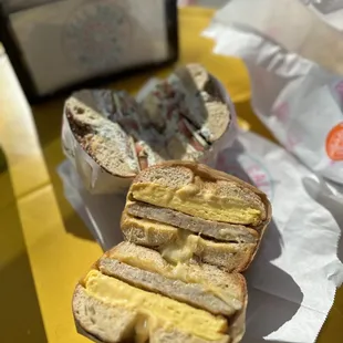 sandwiches, food