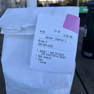 My order