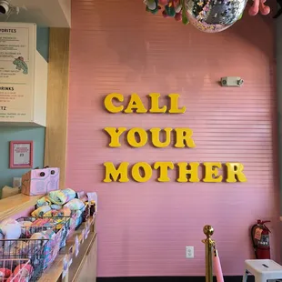 Cute interior + merch