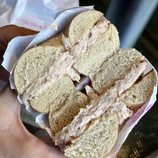 Maple Salt and Pepper Bagel