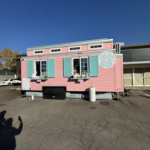 Located in parking lot of what used to be 7 eleven