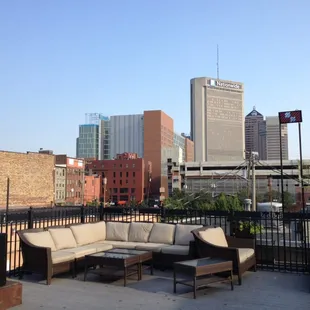 Rooftop patio