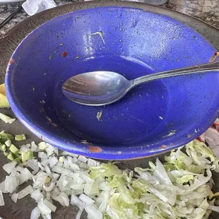 Empty Pozole bowl
