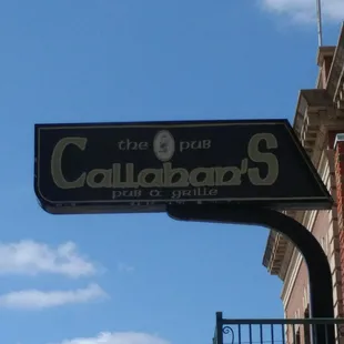 Sign outside