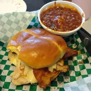 The Gobbler sandwich so yummy!