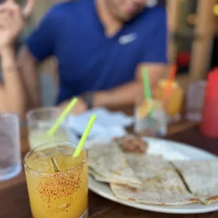 Passionfruit Margarita &amp; Quesadilla