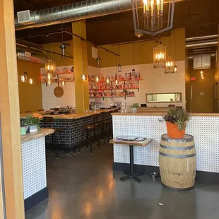 Inside bar area