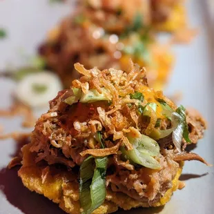 Lechon on Tostones