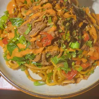 ROPA VIEJA NOODLES - VEGETARIAN OPTION AVAILABLE