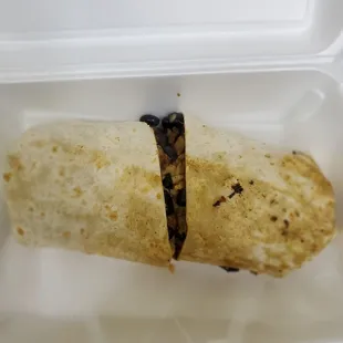 Steak burrito