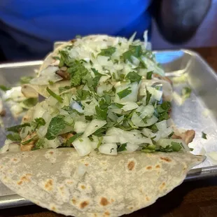 Loaded grilled chicken tacos