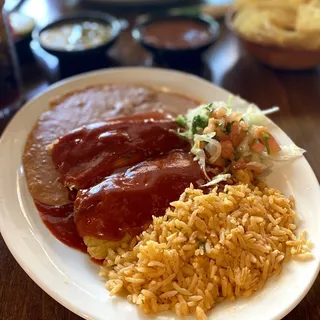 2 Red Chili Pork Tamales Combo