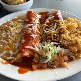 1 Red Chili Pork Tamale Combo