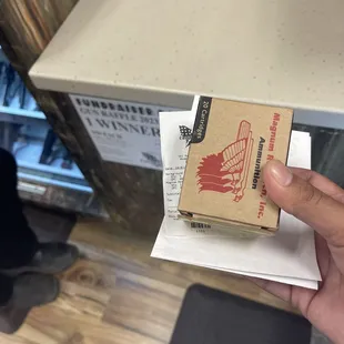 50ae ammo, lucky enough to get the last box they had