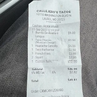 The bill