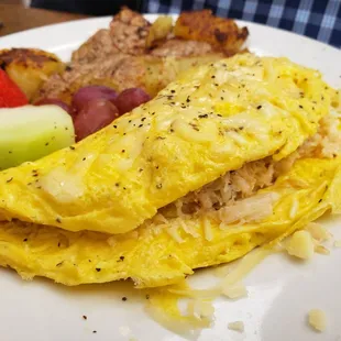 Dungeness Crab Omelet